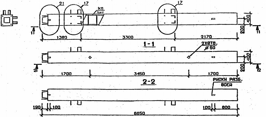 Колонна 5КН 33.69-3-с Серия 1.020.1-2с/89