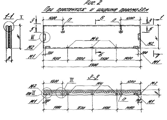 Панель ПСТ 60.12-2,0-ТП-8 Серия 1.432.1-21